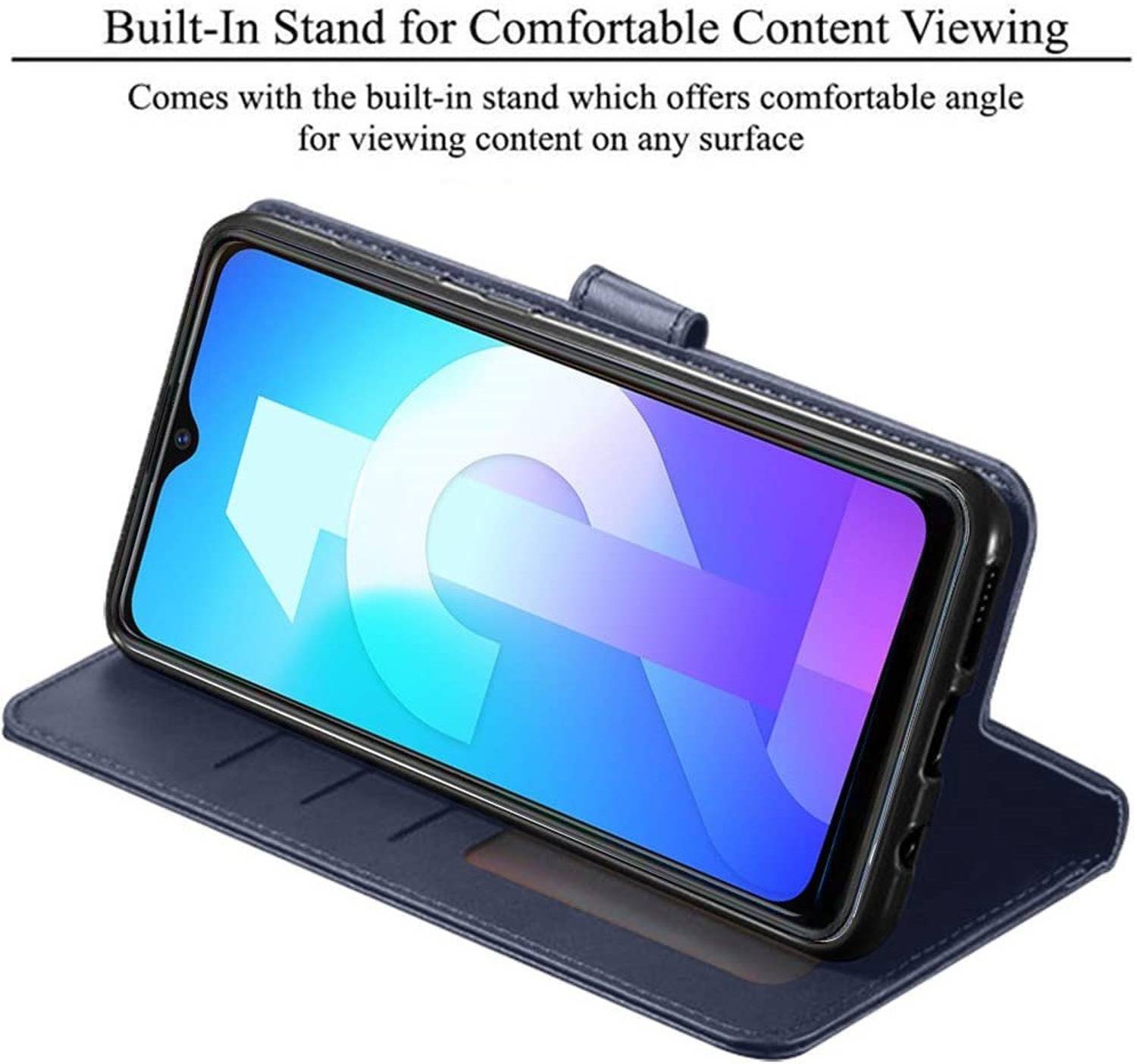 Coverage Flip Cover for Spark 7 / 7T / Tecno KF6P / R651