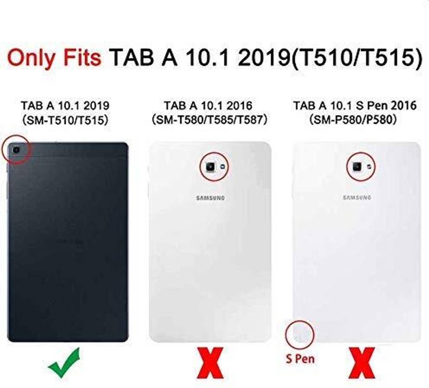 Mobilejoy Flip Cover for Samsung Galaxy Tab A 10.1 inch 2019 - Image 2
