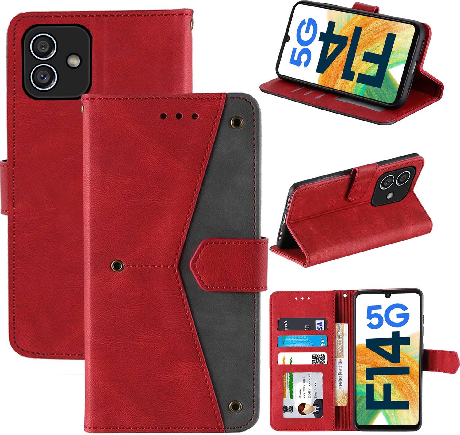 Autofocus Flip Cover for Samsung Galaxy F14 5G, Samsung F14 5G