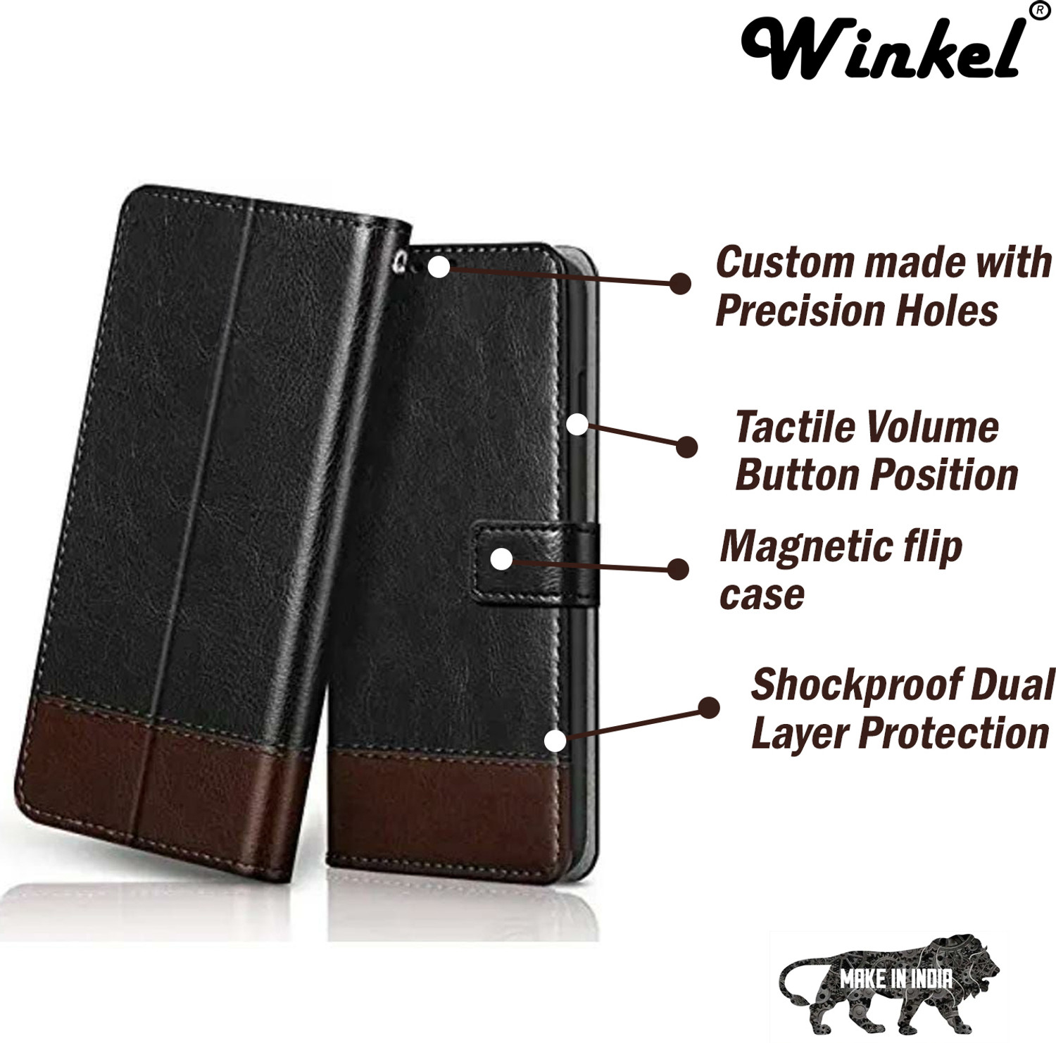 Image of Winkel Flip Cover for Samsung Galaxy M32 4G
