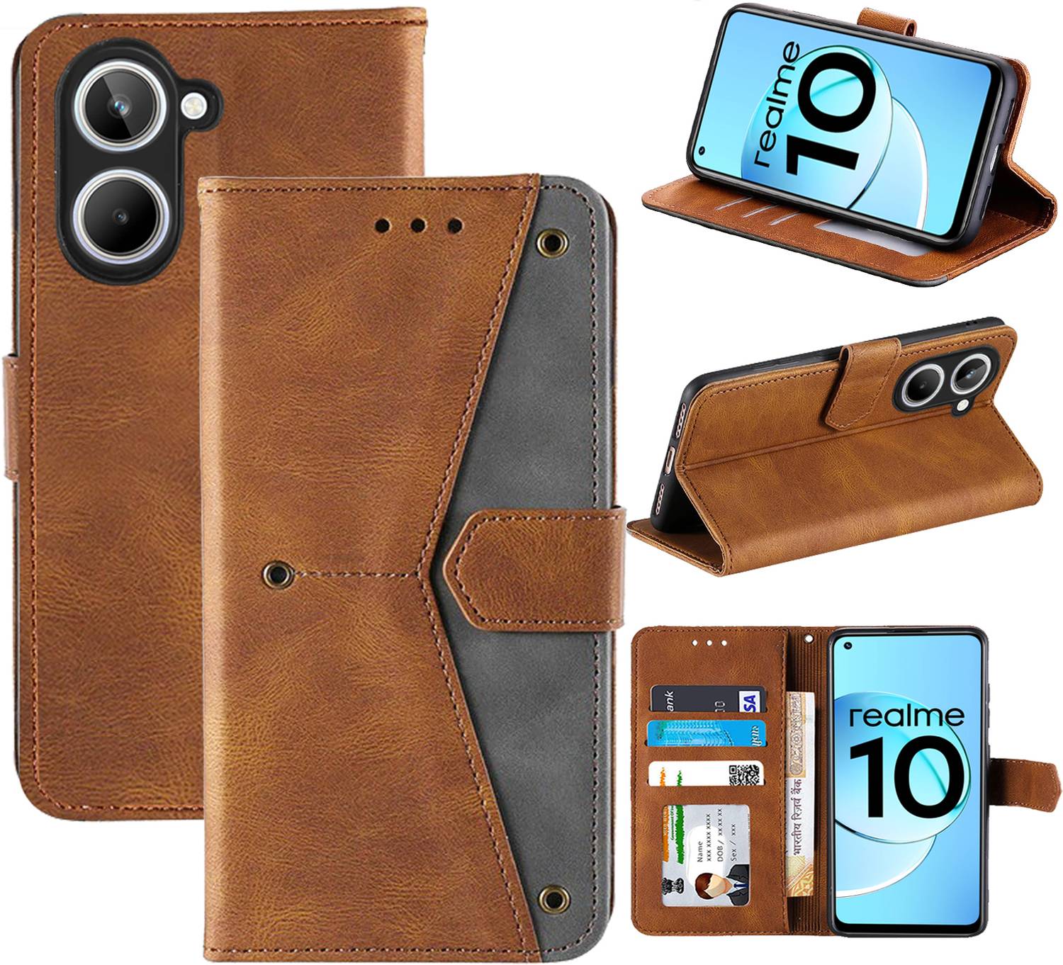 Autofocus Flip Cover for Realme 10, Realme 10 4G