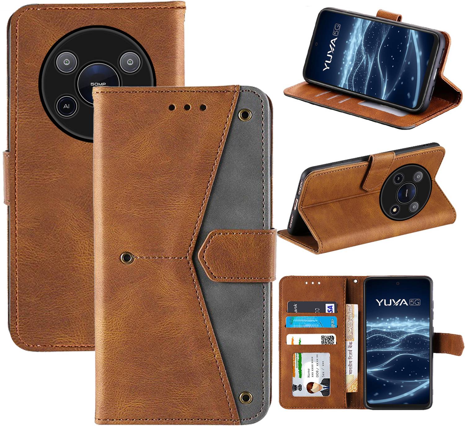 Autofocus Flip Cover for Lava Yuva 5G
