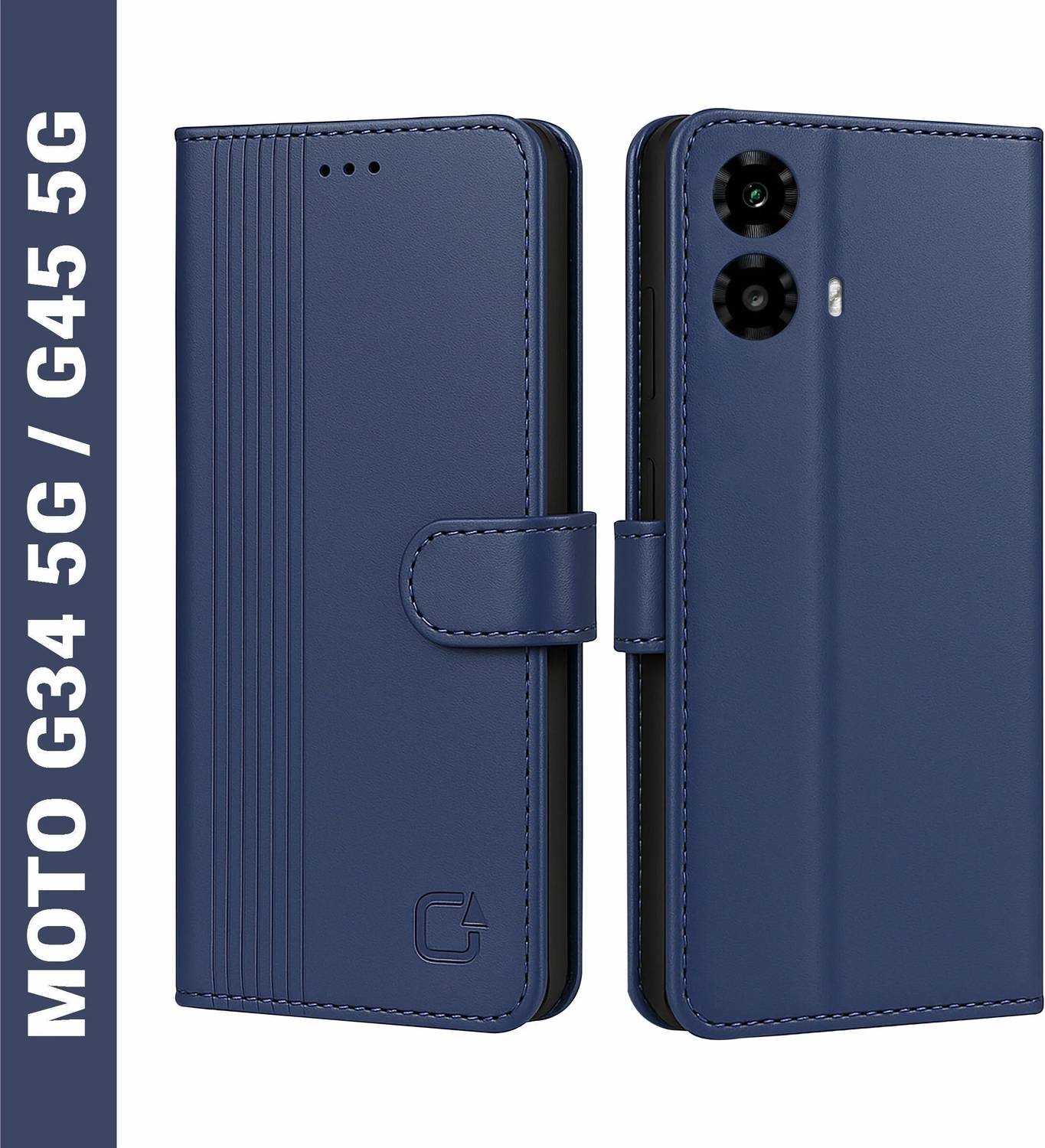 AIBEX Flip Cover for Motorola G34 5G / Motorola G45 5G|Inbuilt Wallet & Card Slots|Premium Leather Magnetic