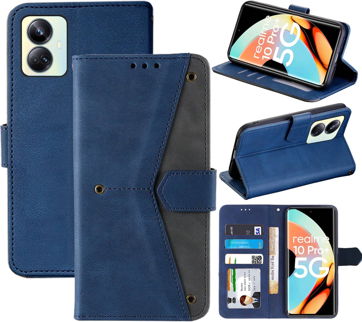 Autofocus Flip Cover for realme 10 Pro Plus 5G