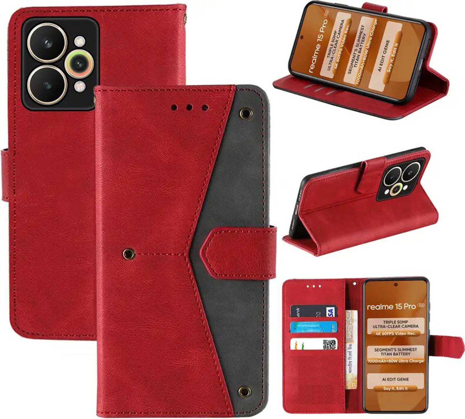 Aaghosh Flip Cover for Realme 15 Pro 5G