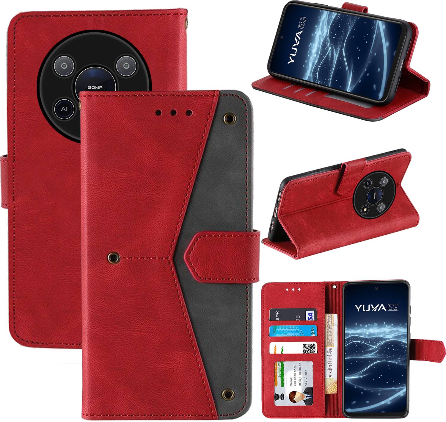 Autofocus Flip Cover for Lava Yuva 5G
