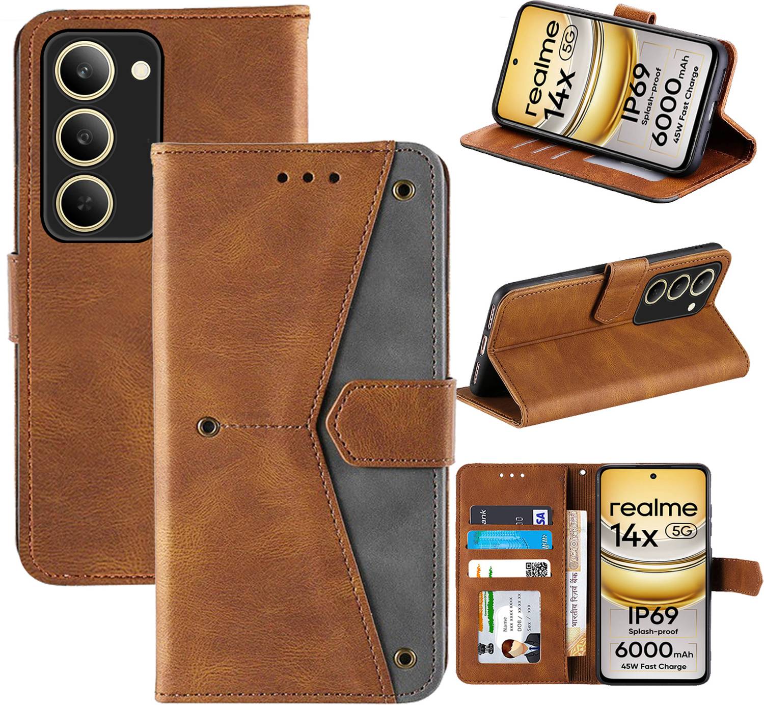Autofocus Flip Cover for Realme 14x 5G