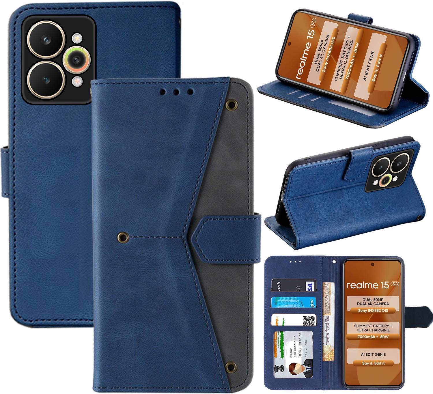 Autofocus Flip Cover for Realme 15 5G