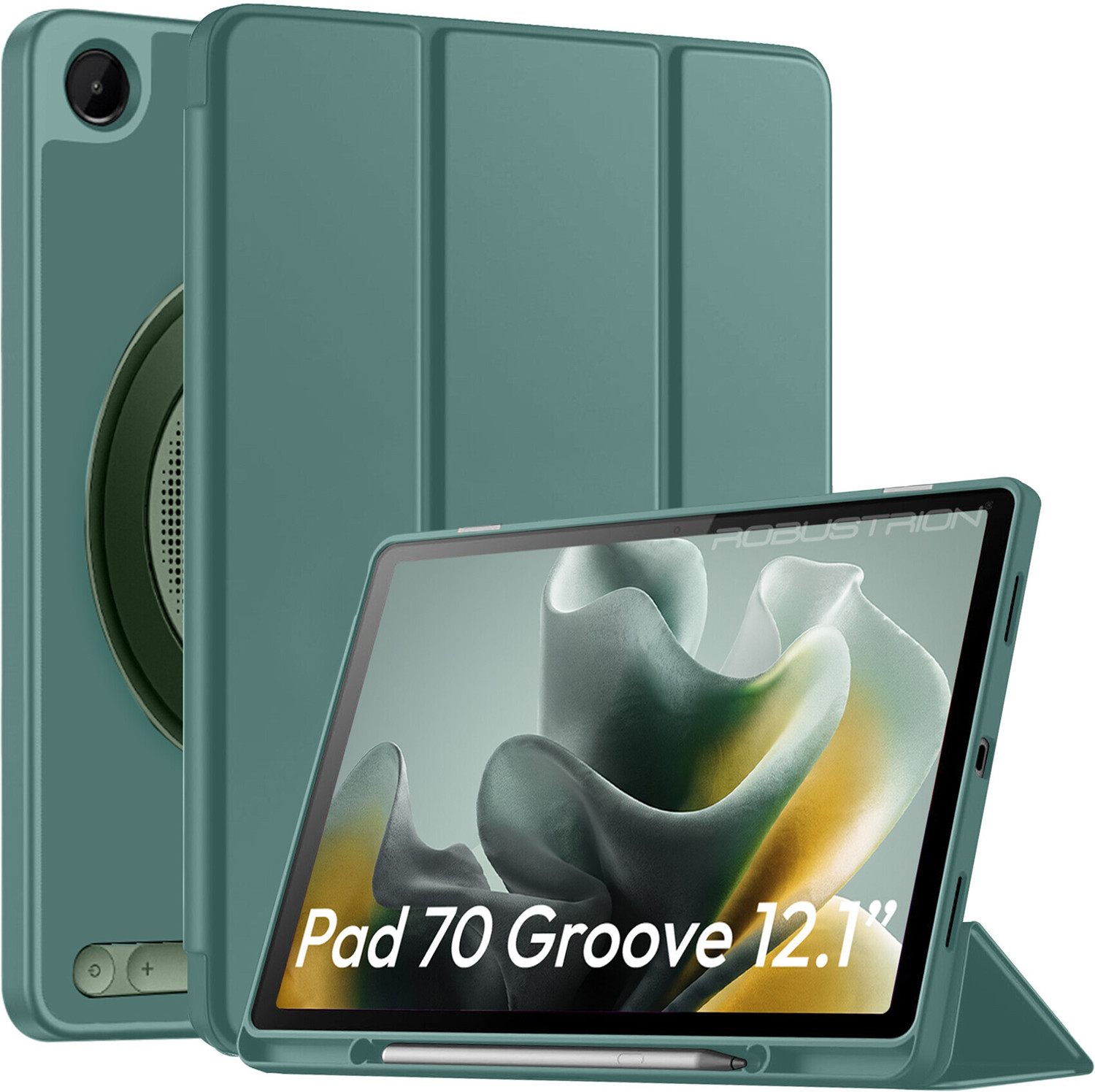 ROBUSTRION Flip Cover for Moto Pad 70 Groove 12.1 inch, Motorola Pad 70 Groover 12.1 inch Tablet