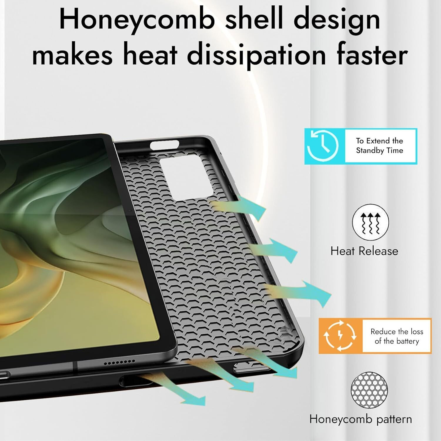 Image of AGEIS Flip Cover for Moto Pad 60 Neo Cover 11 inch [Stylus Holder]