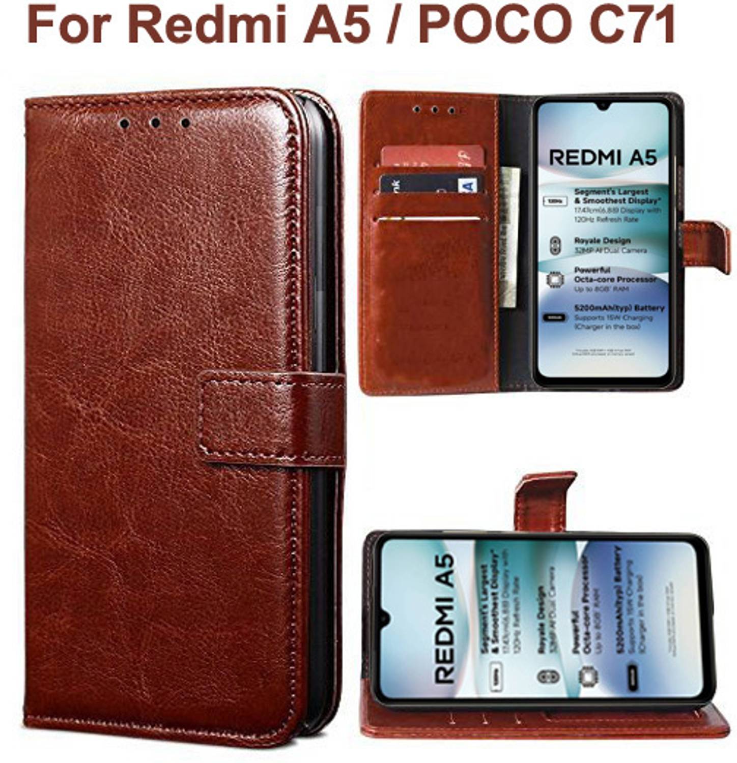 Carnage Flip Cover for Redmi A5, POCO C71