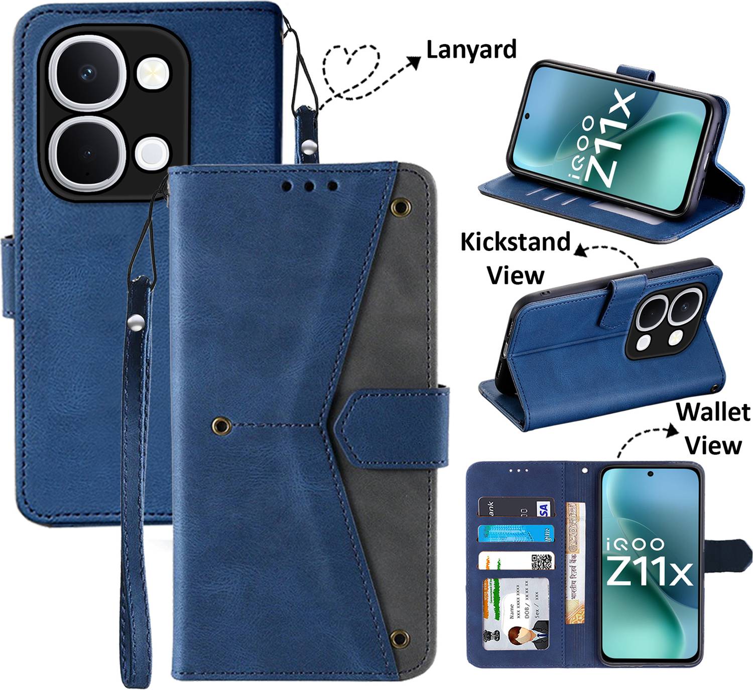 Autofocus Flip Cover for iQOO Z11x 5G