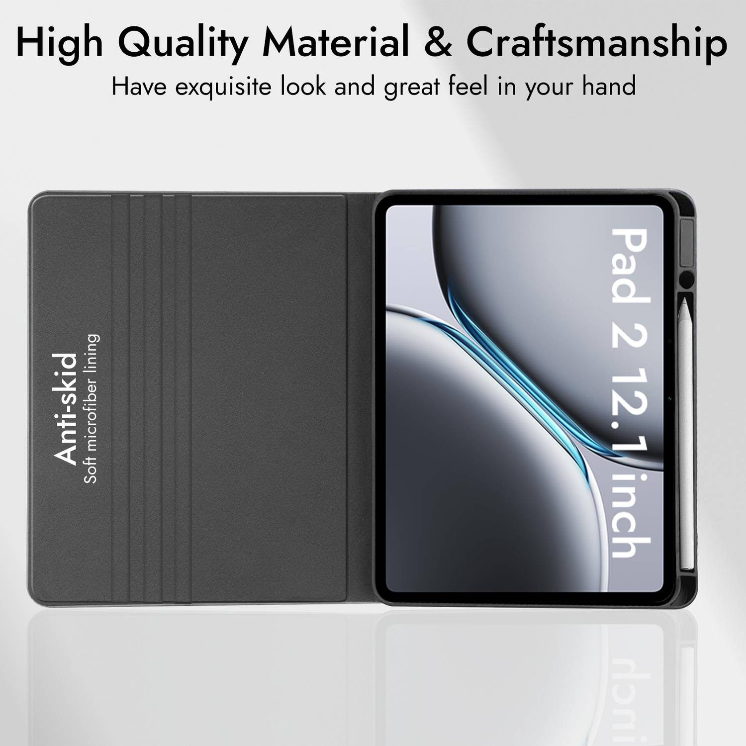 MEMELOKA Cover OPPO Pad 2 / OnePlus Pad: Morbida E Trasparente In TPU, Protezione Antiurto Con Angoli Rinforzati - 5