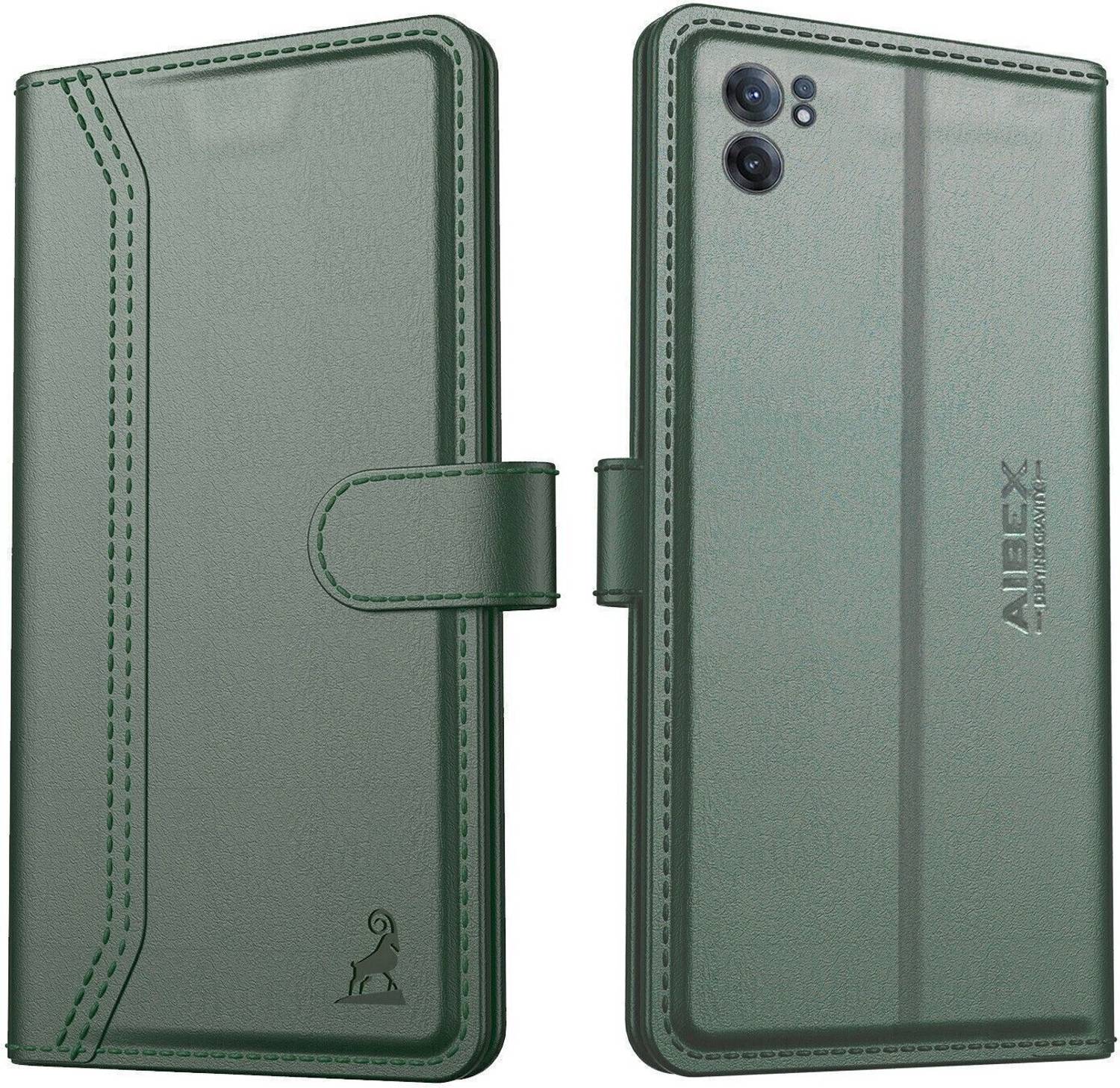 AIBEX Flip Cover for OnePlus Nord CE 2 5G|Premium Leather Finish|Magnetic Closure|Kickstand Feature