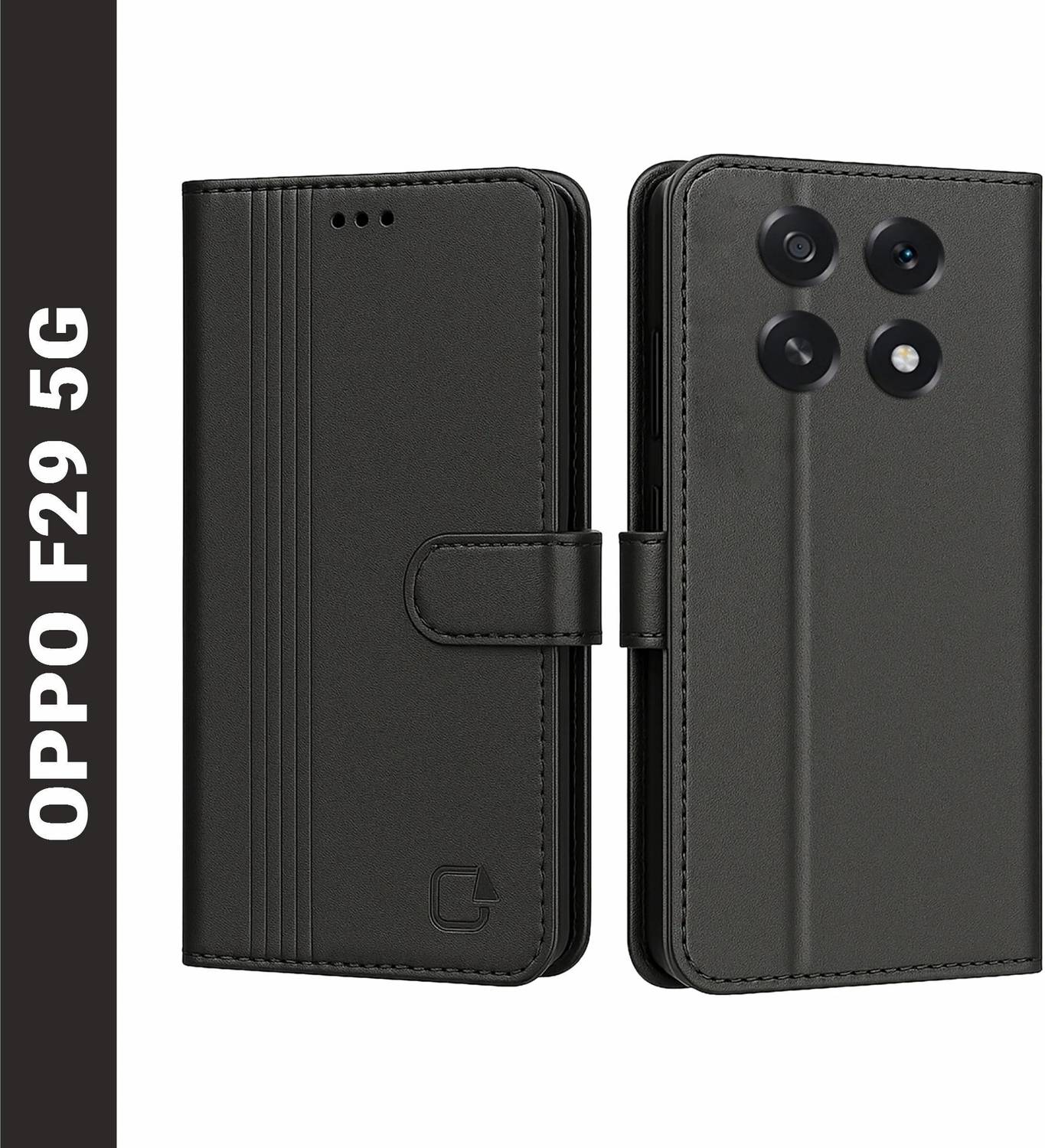 AIBEX Flip Cover for Oppo F29 5G|Inbuilt Wallet & Card Slots|Premium Leather Magnetic Case