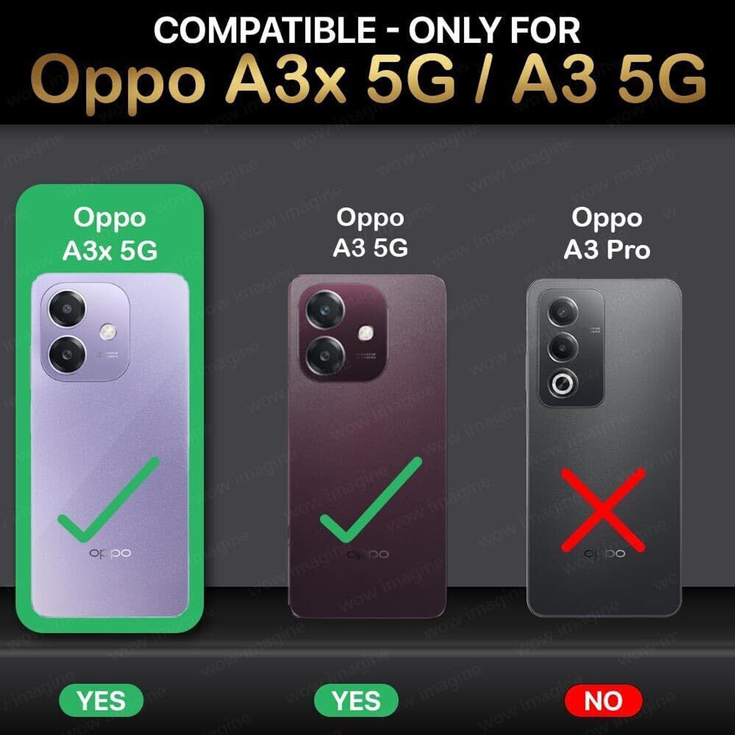 Image of U-CASE Flip Cover for Oppo A3x 4G / Oppo A3 5G / Oppo A3x 5G|Adjustable Kickstand| Camera Protection|PU Leather