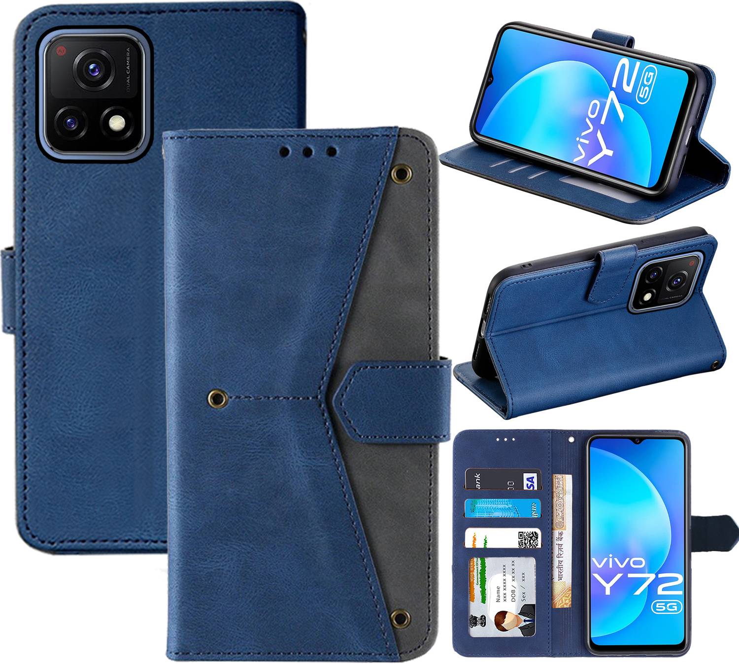 Autofocus Flip Cover for Vivo Y72 5G
