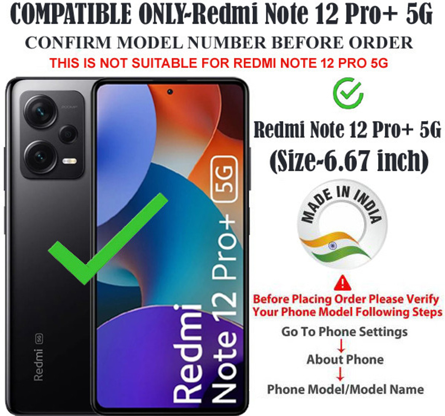 Image of Flocculent Flip Cover for Redmi Note 12 Pro+ 5G, Redmi Note 12 Pro Plus 5G