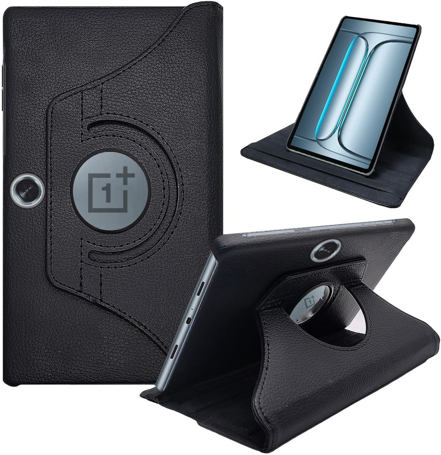 Image of Bigil Flip Cover for OnePlus Pad Lite 11.0 inch, Leather 360 Degree Rotate Flip Cover