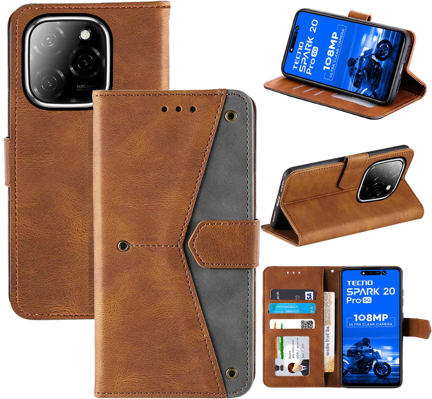 Autofocus Flip Cover for Tecno Spark 20 Pro 5G