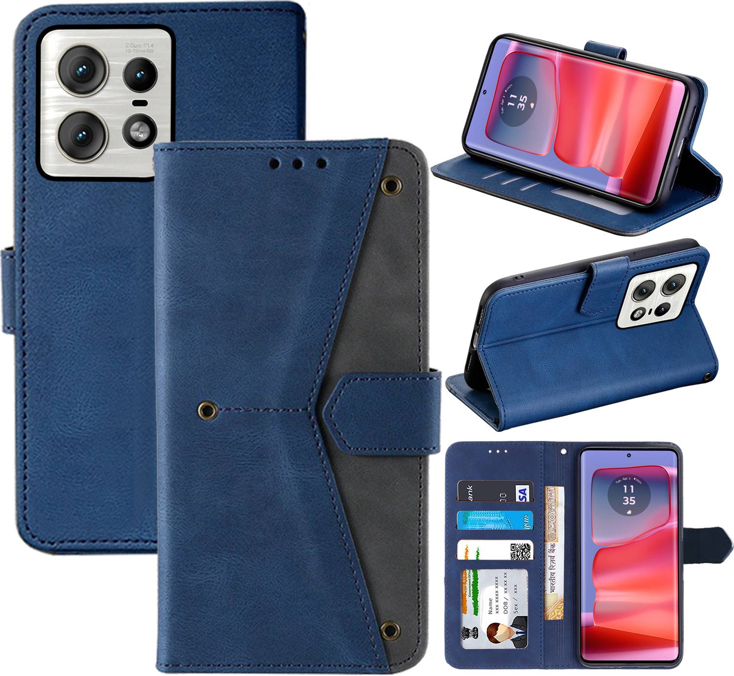 Autofocus Flip Cover for Motorola Edge 50 Pro 5G