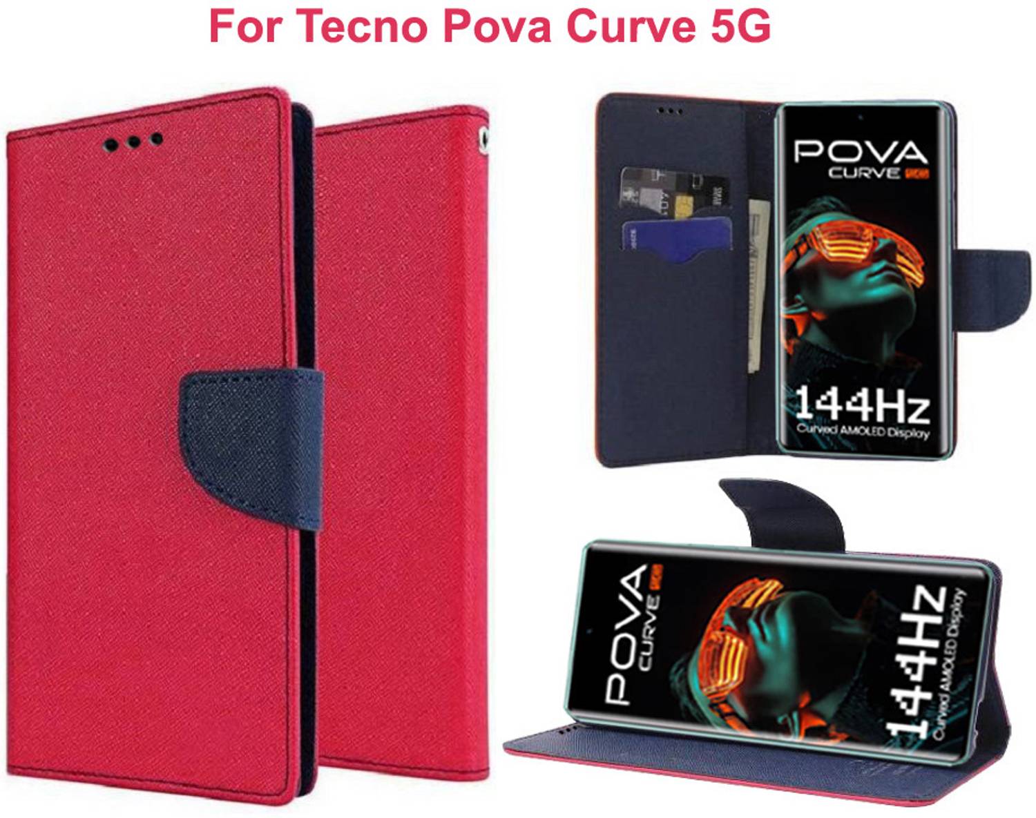 Carnage Flip Cover for Tecno Pova Curve 5G