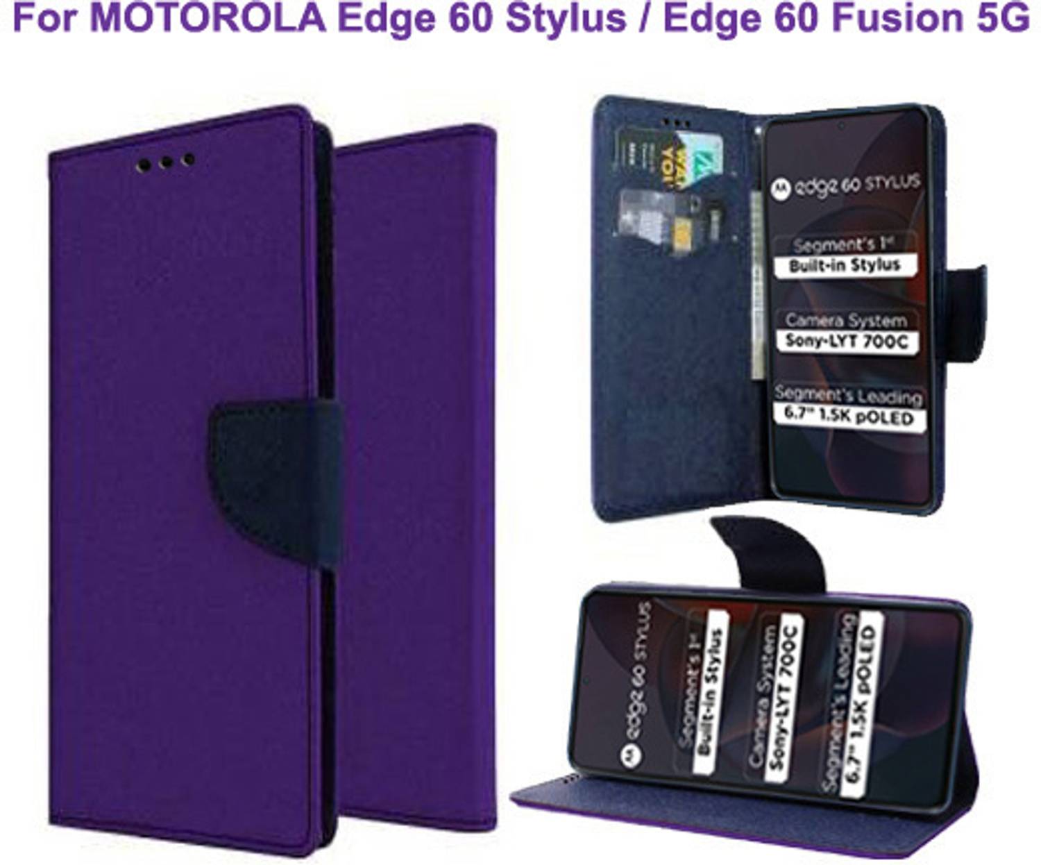 Carnage Flip Cover for MOTOROLA Edge 60 Stylus, MOTOROLA Edge 60 Fusion 5G
