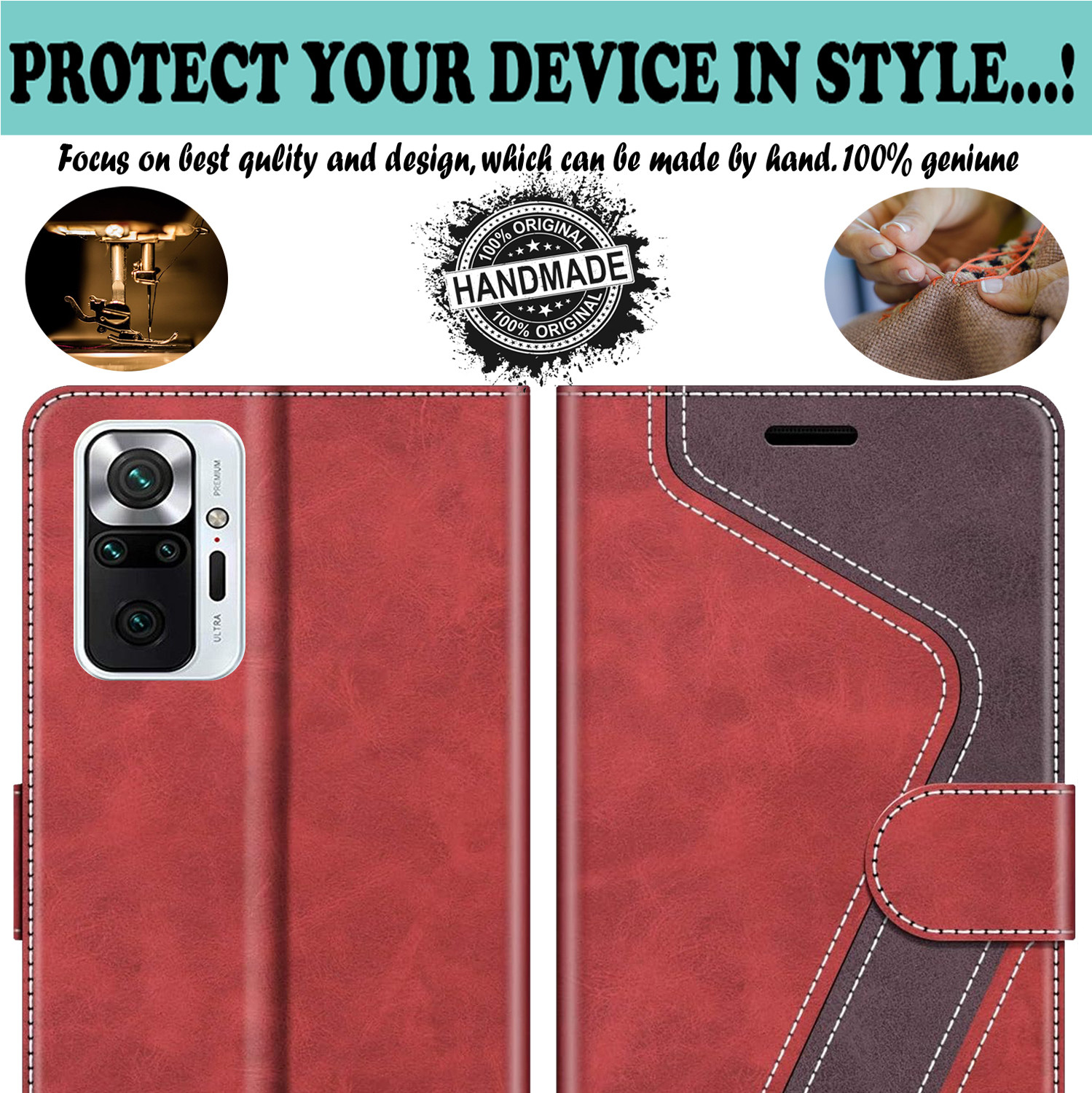 Image of CYOR Flip Cover for REDMI NOTE 10 PRO MAX