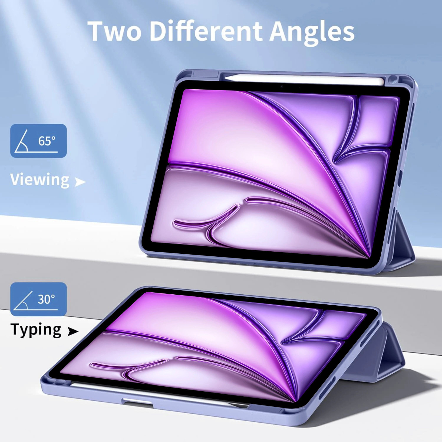 Image of TGK Flip Cover for Apple iPad Air 11 inch M4 /M3 /M2 2026 /2025 /2024, iPad Air 4th Gen 10.9 inch, iPad Air 5th gen