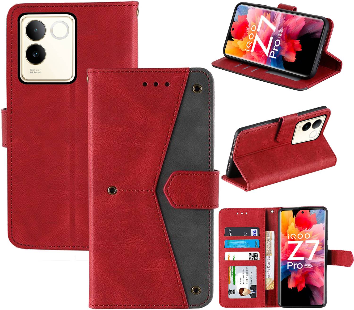 Autofocus Flip Cover for iQOO Z7 Pro 5G