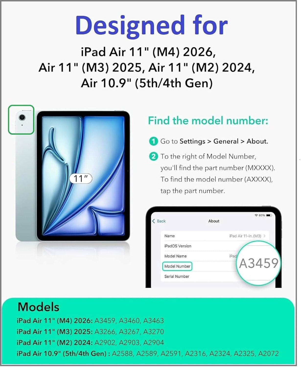 Image of TGK Flip Cover for Apple iPad Air 5th gen 10.9 inch