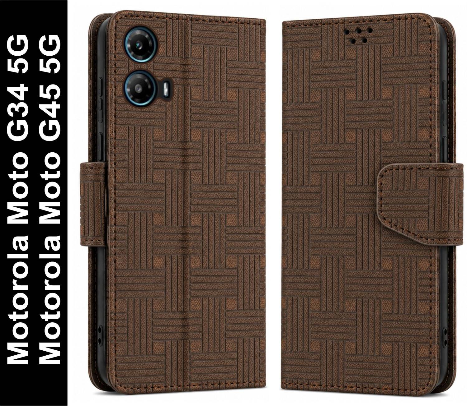 SBMS Flip Cover for Motorola Moto G34 5G / Motorola Moto G45 5G Back Cover Case