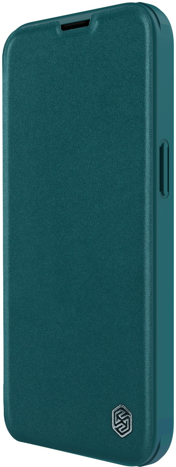 Image of Nillkin Flip Cover for Apple iPhone 14 Pro (6.1 inch Inch) Qin Pro Plain Leather Camshield Camera Slider