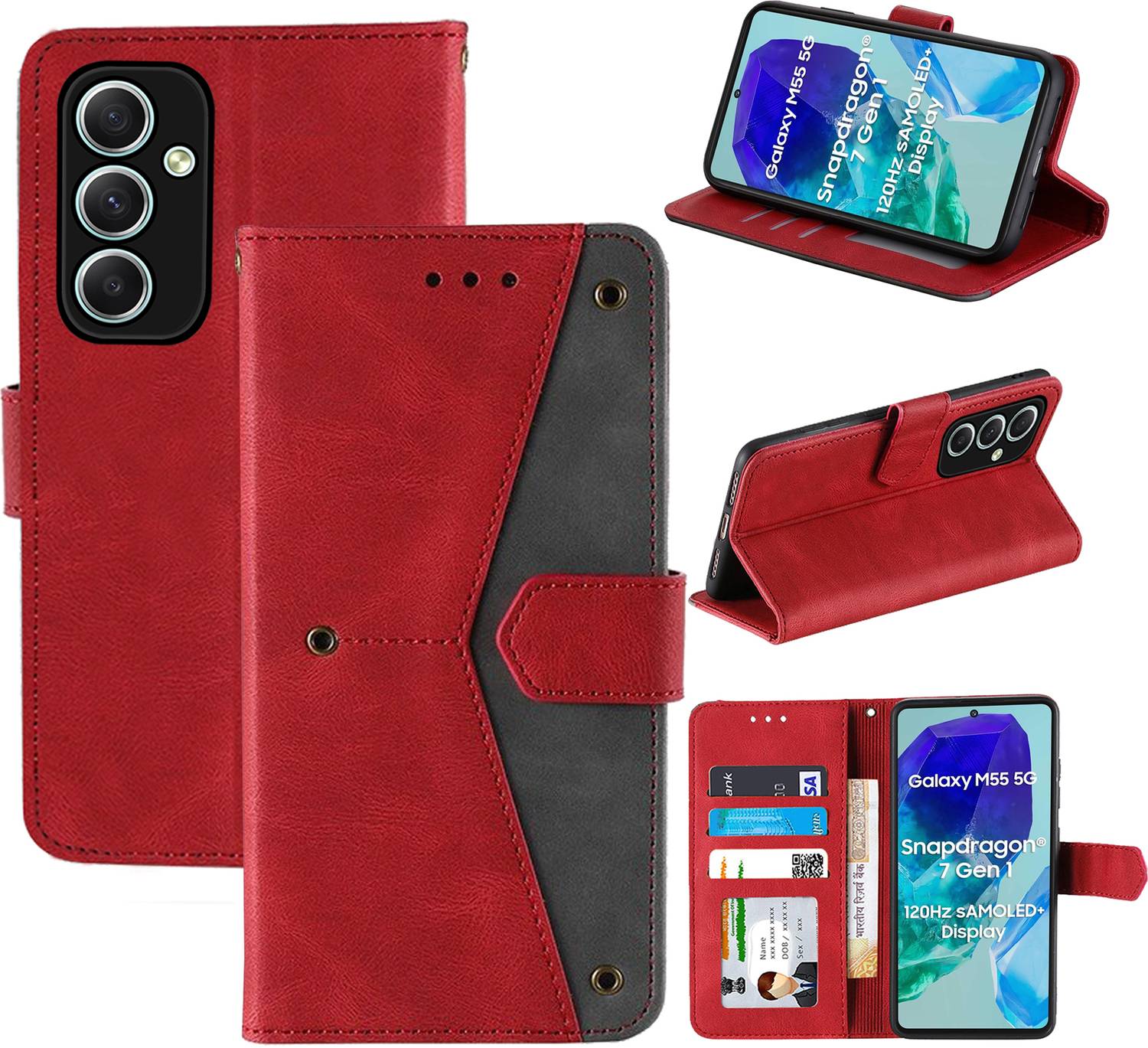 Autofocus Flip Cover for Samsung Galaxy M55 5G