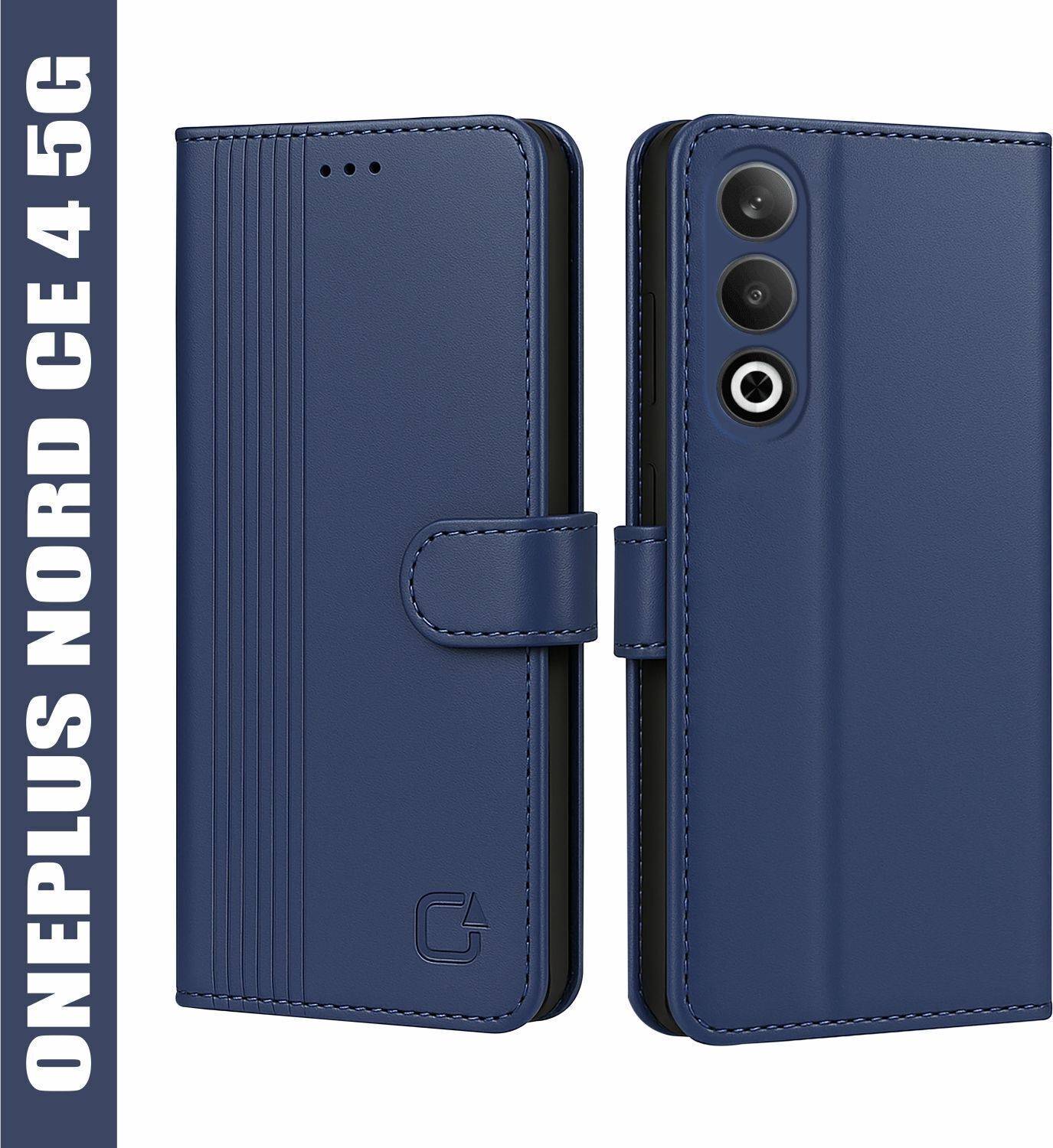 AIBEX Flip Cover for OnePlus Nord CE 4 5G|Inbuilt Wallet & Card Slots|Premium Leather Magnetic Case
