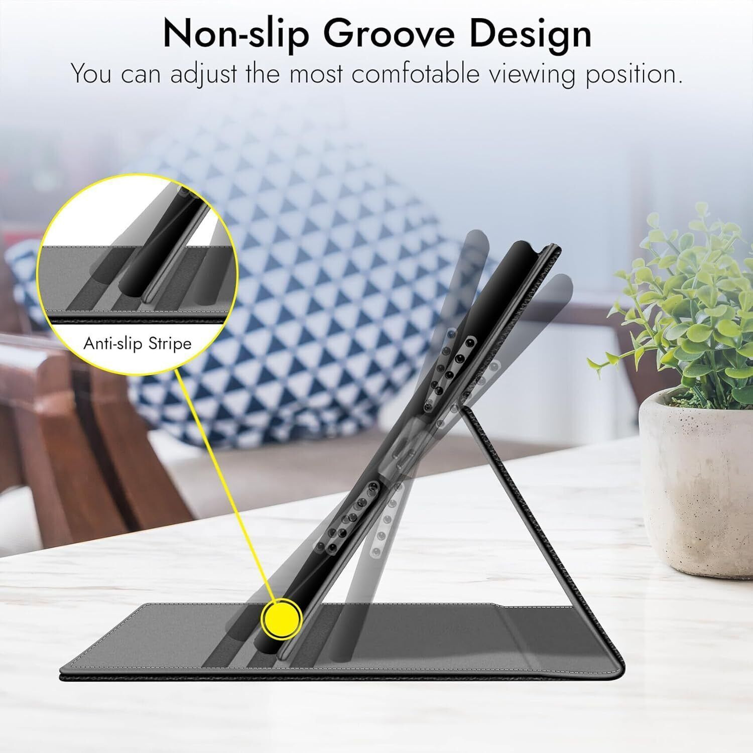 Image of AGEIS Flip Cover for Moto Pad 60 Neo 11 inch 2025 (Stylus Holder) (Black, Shock Proof, Plastic, Rubber, Pack of: 1)