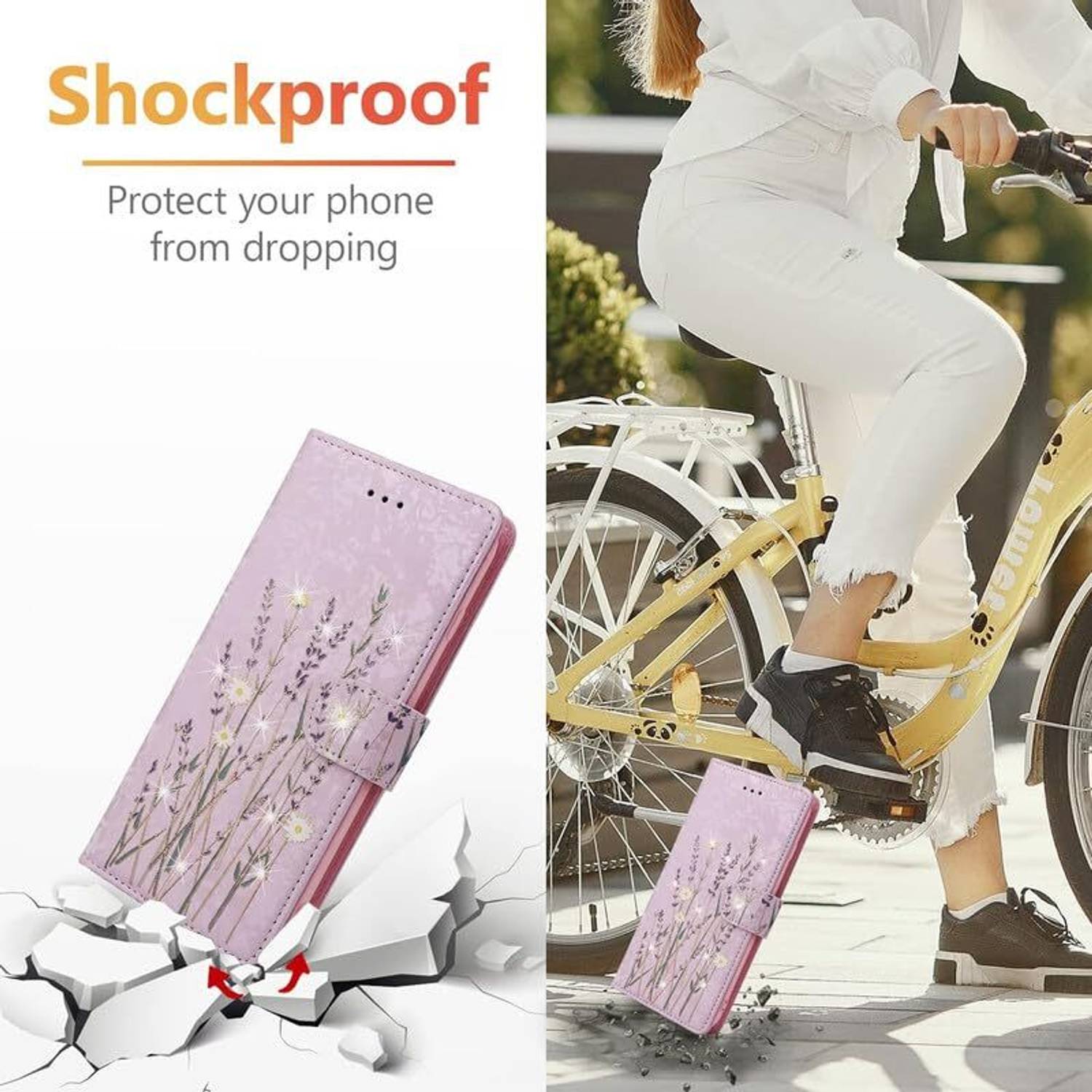 Clickcase Flip Cover for OPPO Reno 15C 5G Purple - Image 4
