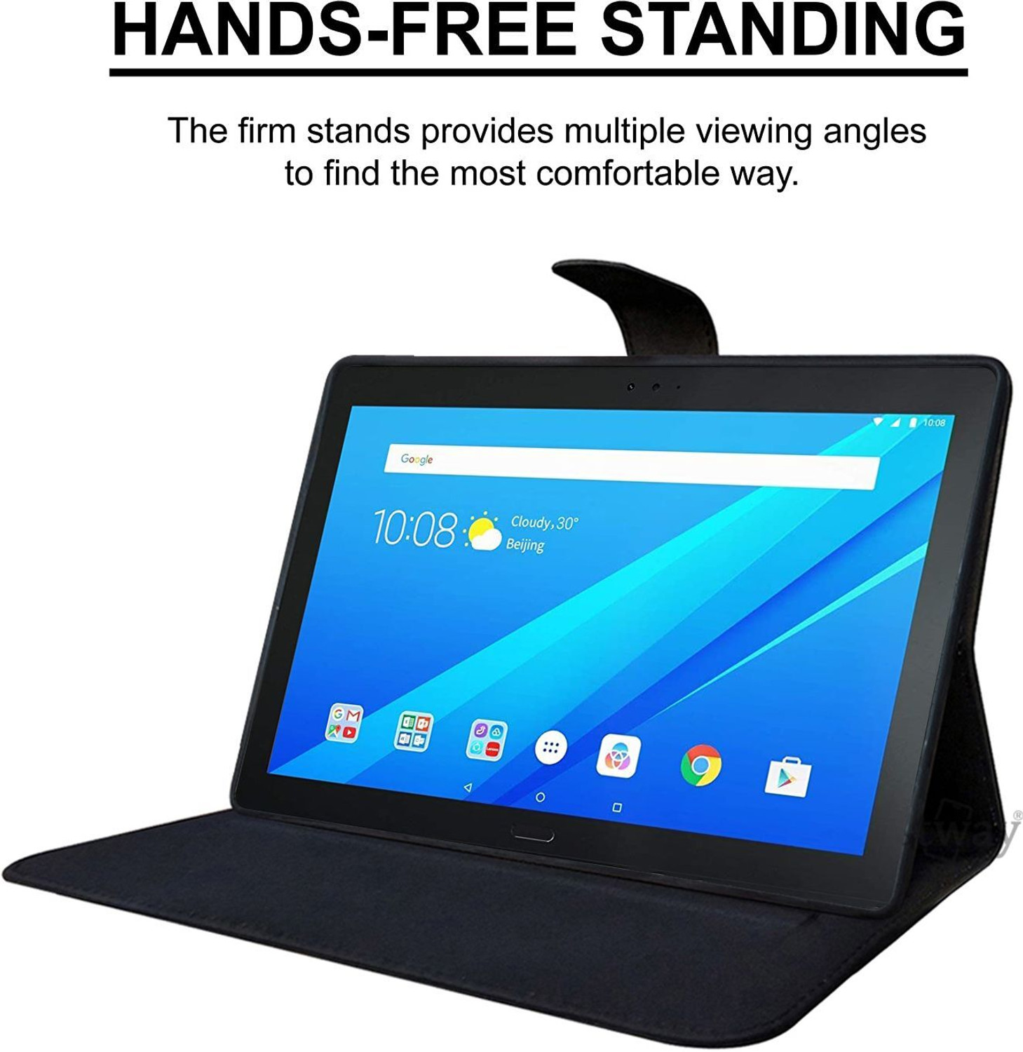 Image of Fastway Flip Cover for Lenovo Tab 4 10 (10.1 Inch) (TB-X304L /TB-X304 2017 Modal)