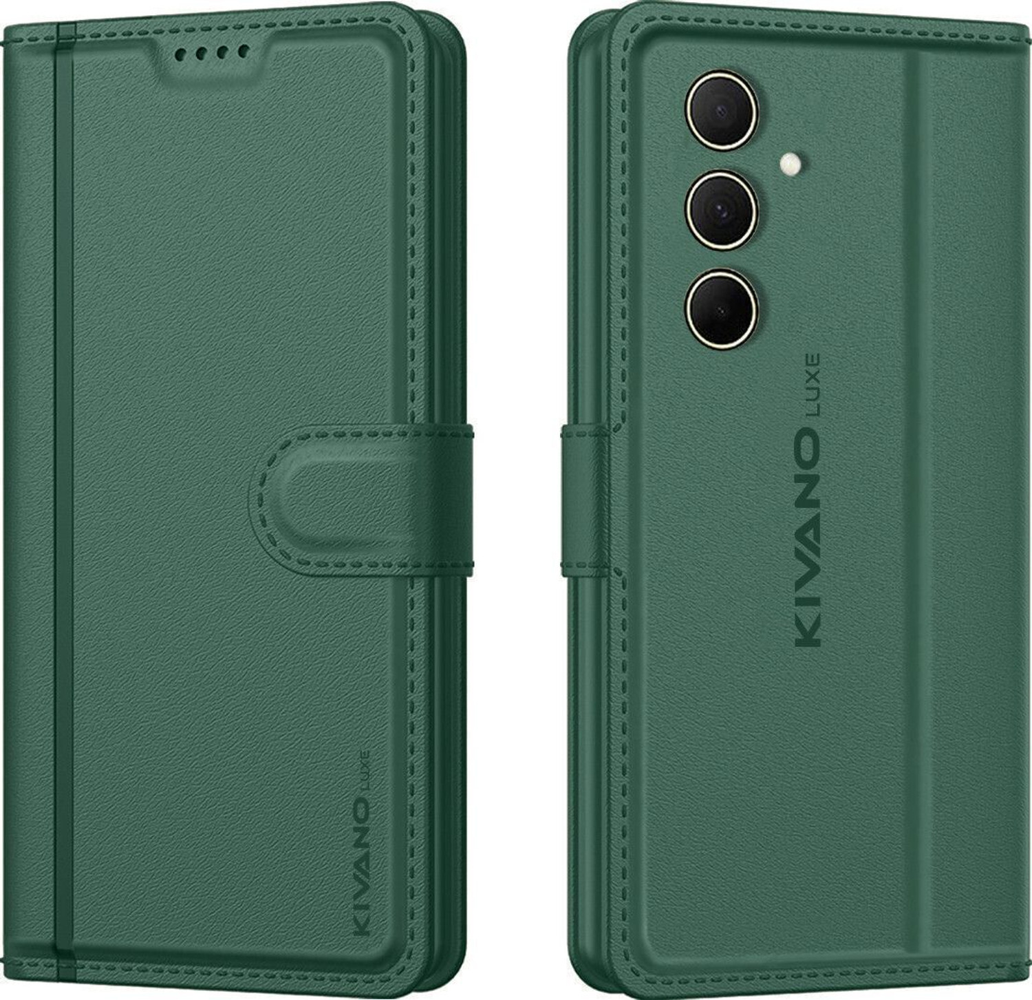 Image of KIVANO LUXE Flip Cover for Samsung Galaxy A35 5G / Samsung Galaxy A55 5G|Premium Leather|Magnetic Closure|Stand