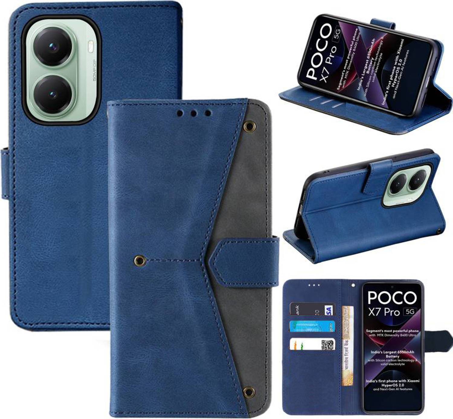 Aaghosh Flip Cover for POCO X7 Pro 5G