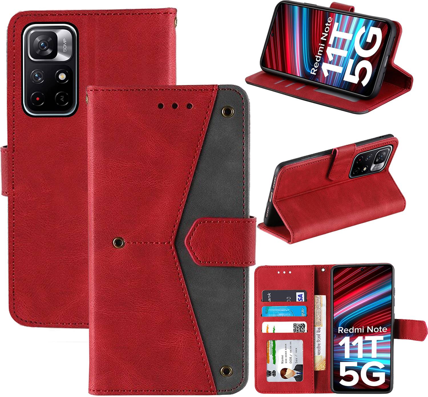 Autofocus Flip Cover for Redmi Note 11T 5G
