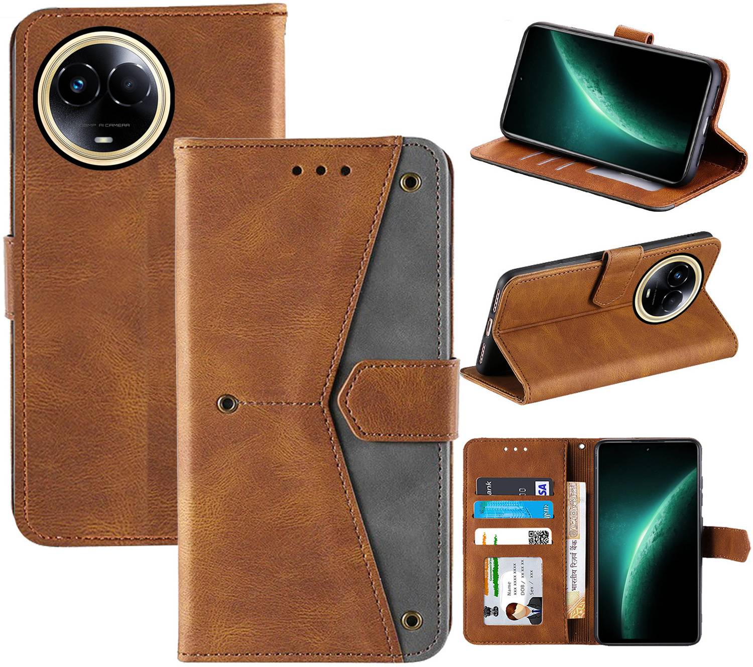 Autofocus Flip Cover for Realme Narzo 60x 5G, Realme C67 5G
