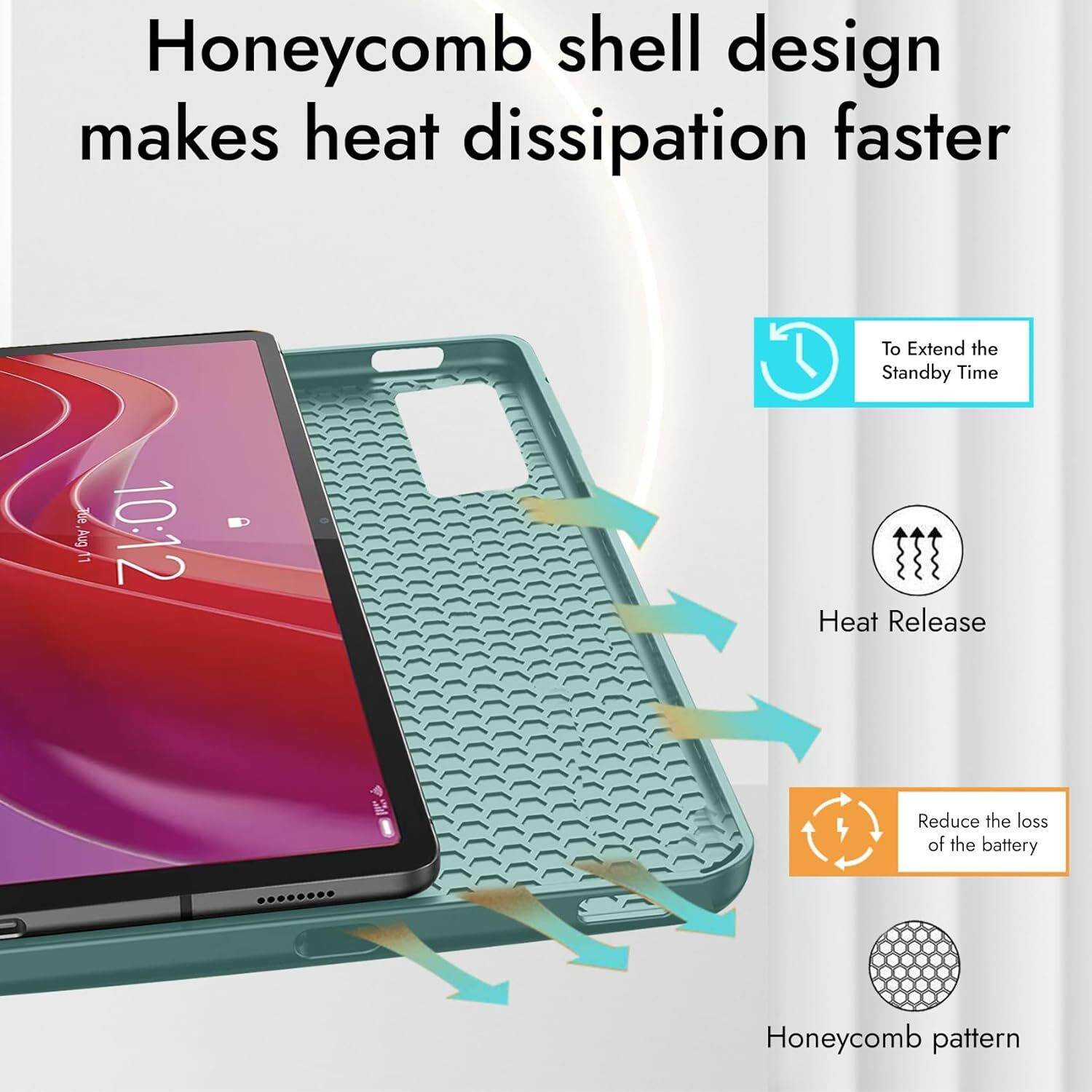 Image of COVERHUB Flip Cover for Lenovo Tab M11 (11 inch) (2024)