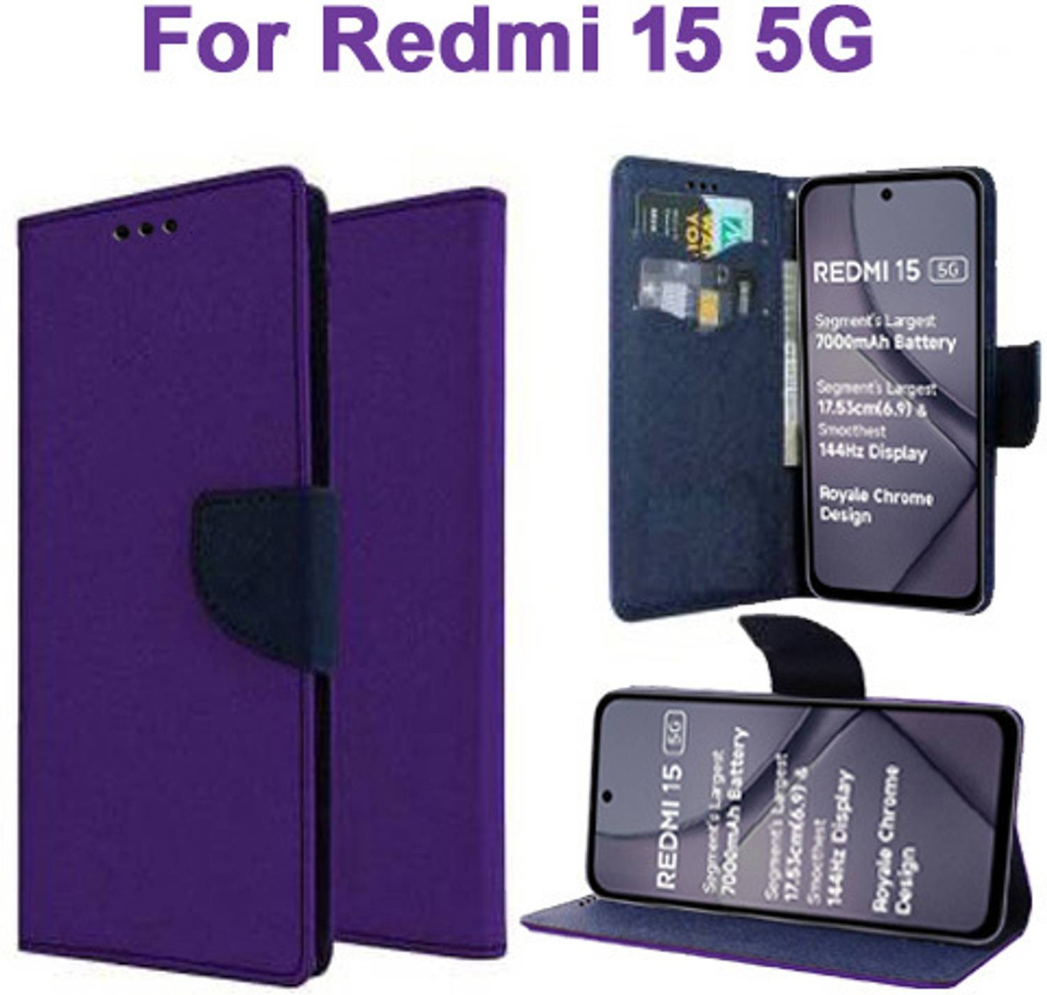 Carnage Flip Cover for Redmi 15 5G