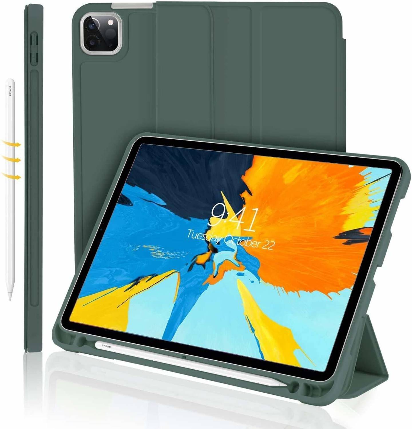 ALMOC Flip Cover for iPad Pro 11 4th Generation 2022 / 3rd Gen 2021/ 2nd Gen 2020 / 1st Gen 2018