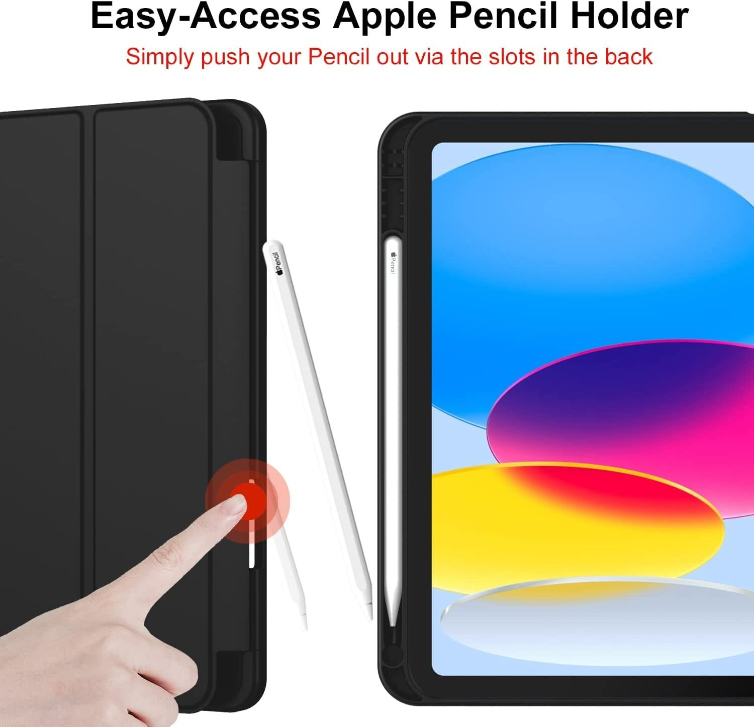 Image of Proelite Flip Cover for iPad (A16) 11th /10th Gen (2025 /2022) [Auto Sleep /Wake Cover] [Soft Flexible Case]