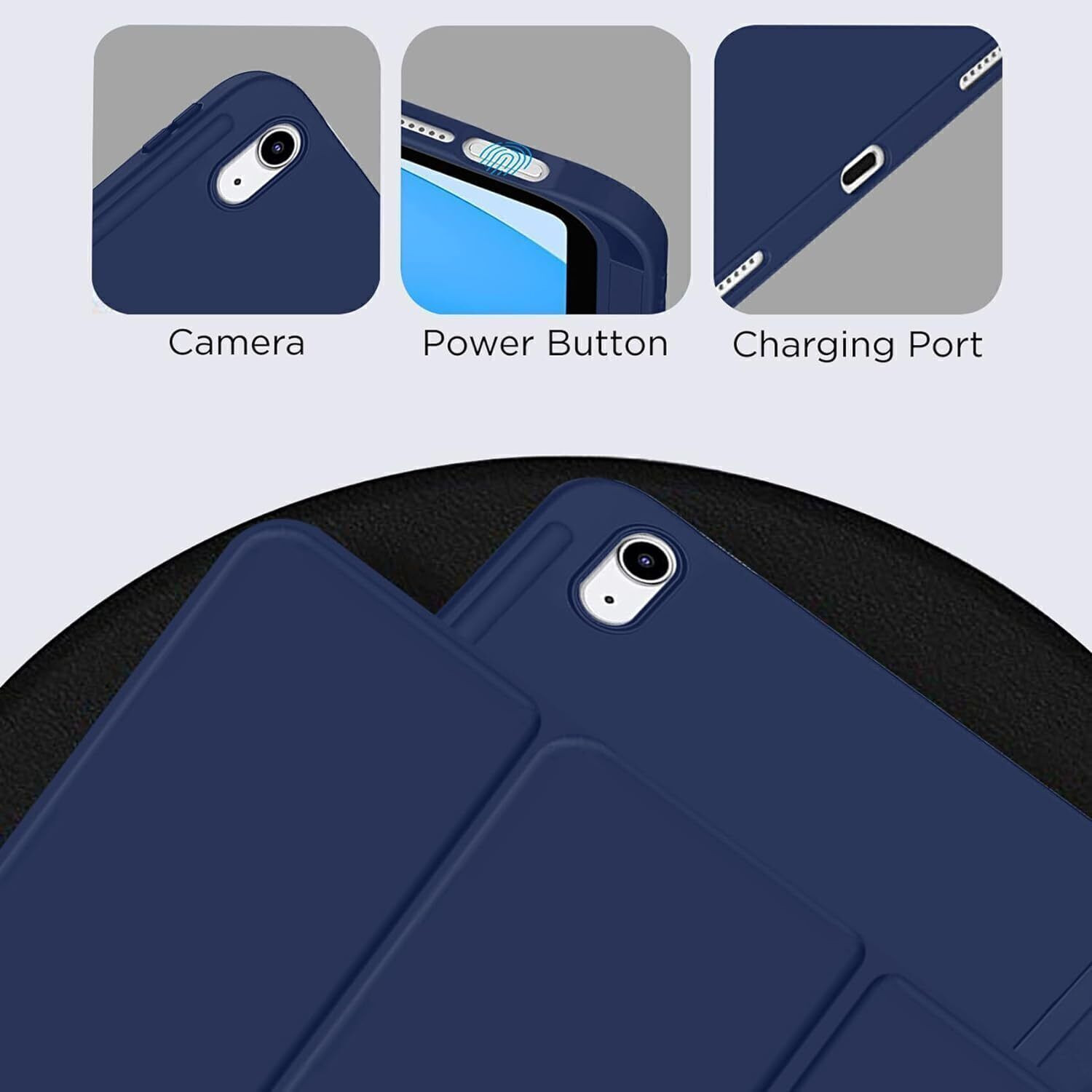 Image of ROBUSTRION Flip Cover for iPad 11th Generation A16 11 inch, iPad 10th Gen Generation 10.9 inch