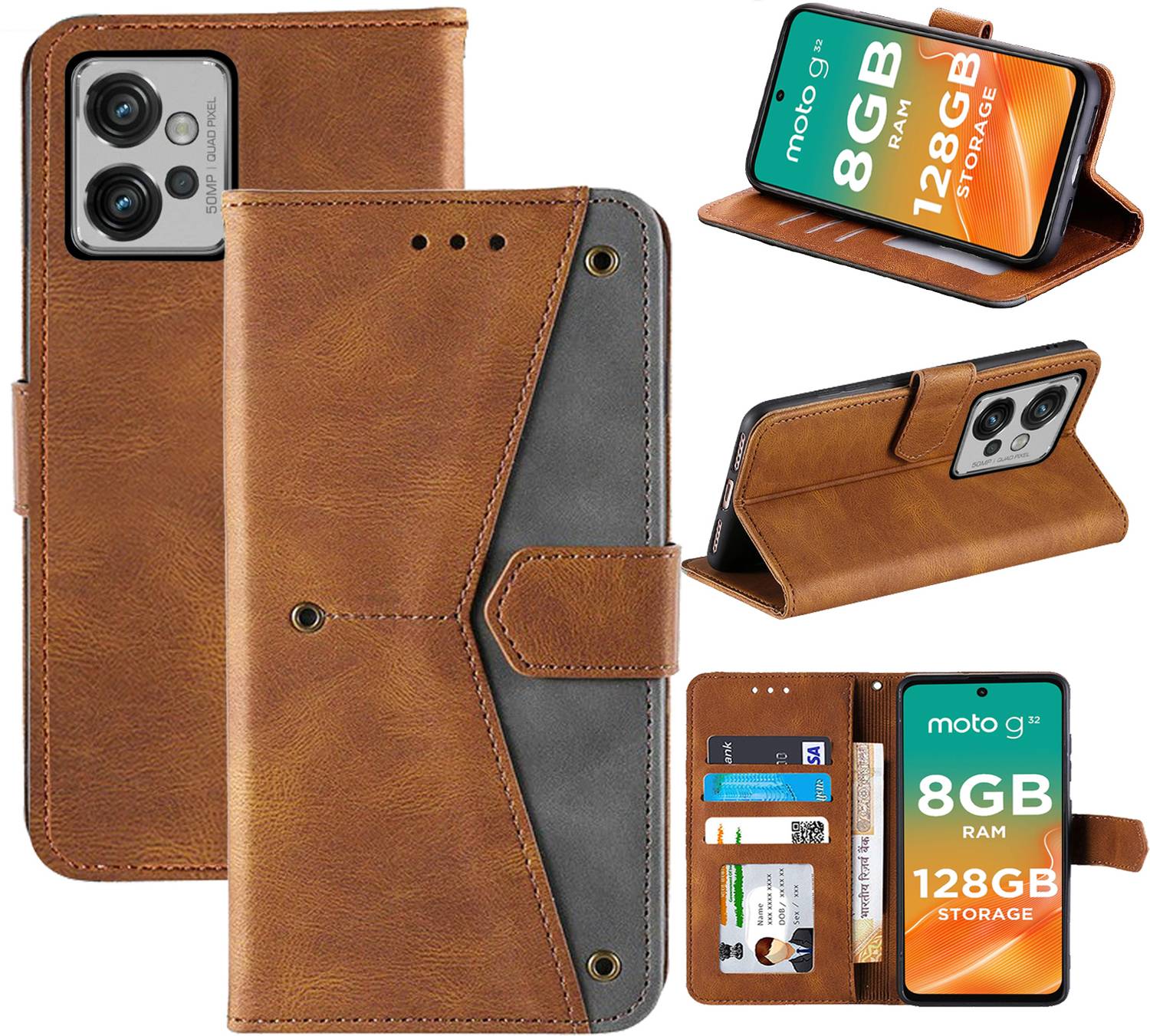 Autofocus Flip Cover for Motorola G32