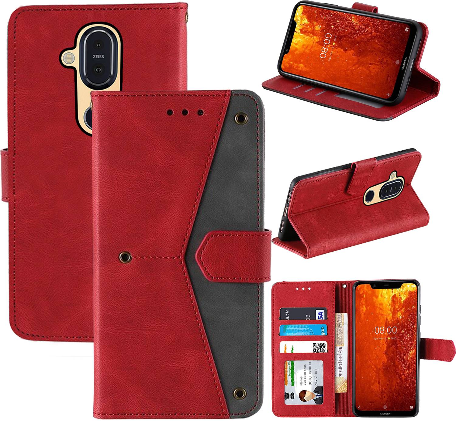 Autofocus Flip Cover for Nokia 8.1