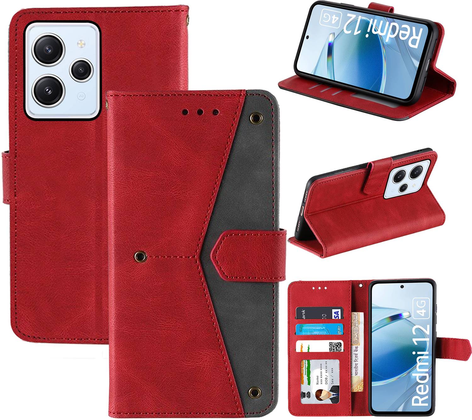 Autofocus Flip Cover for Redmi 12 4G